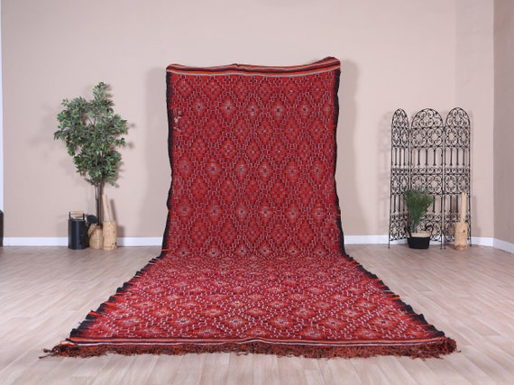 ブジャドラグ　ヴィンテージ　モロッコ　ラグ　絨毯　カーペット　マット モロッコラグ「BOUJADブジャド」ヴィンテージRBJ002アプリコット