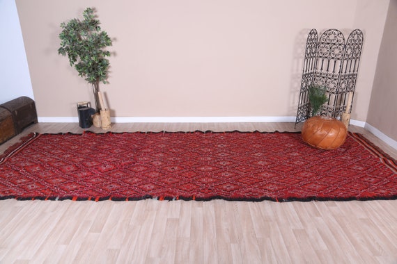 ブジャドラグ　ヴィンテージ　モロッコ　ラグ　絨毯　カーペット　マット モロッコラグ「BOUJADブジャド」ヴィンテージRBJ002アプリコット