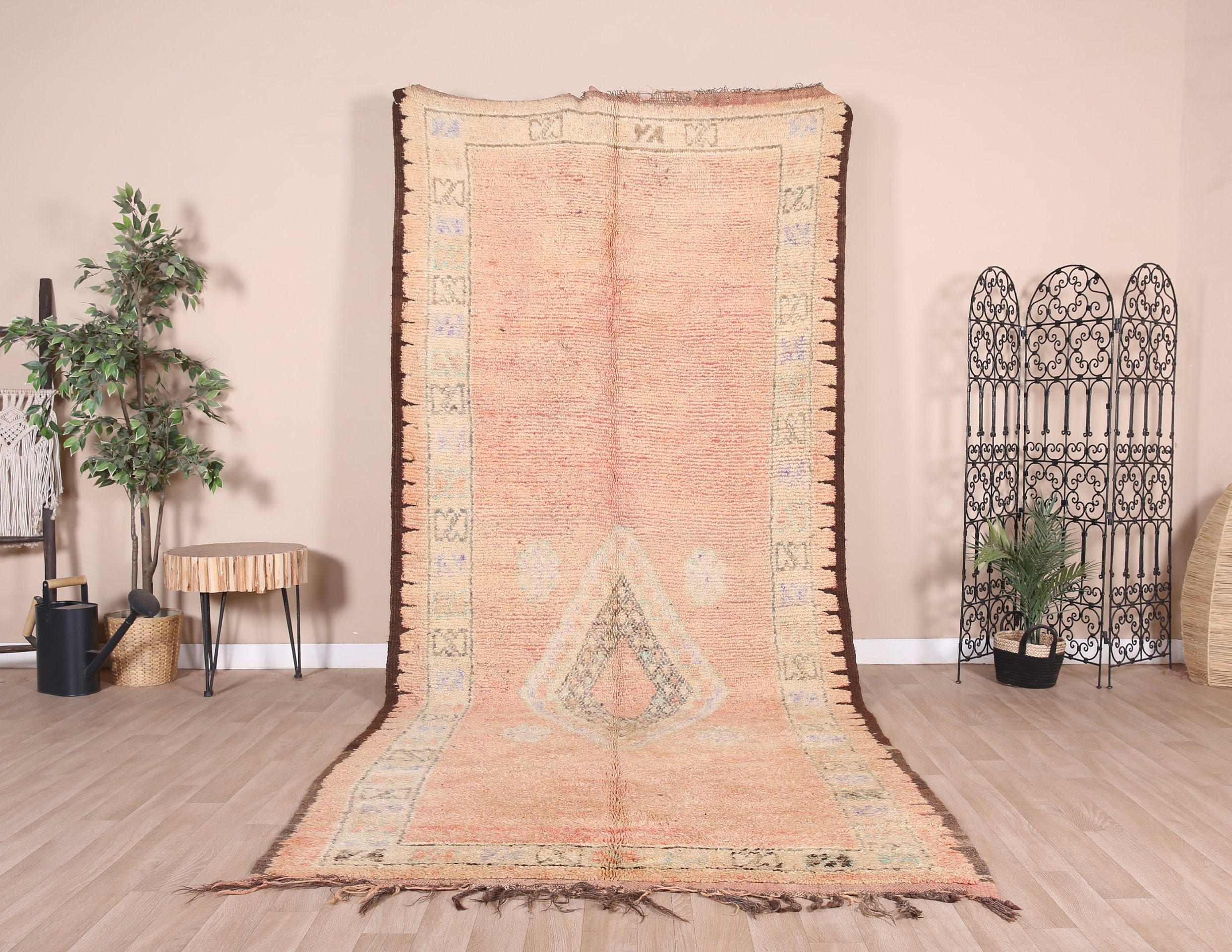 ヴィンテージ　ブジャドラグ Vintage boujad Rug – Zarabiya