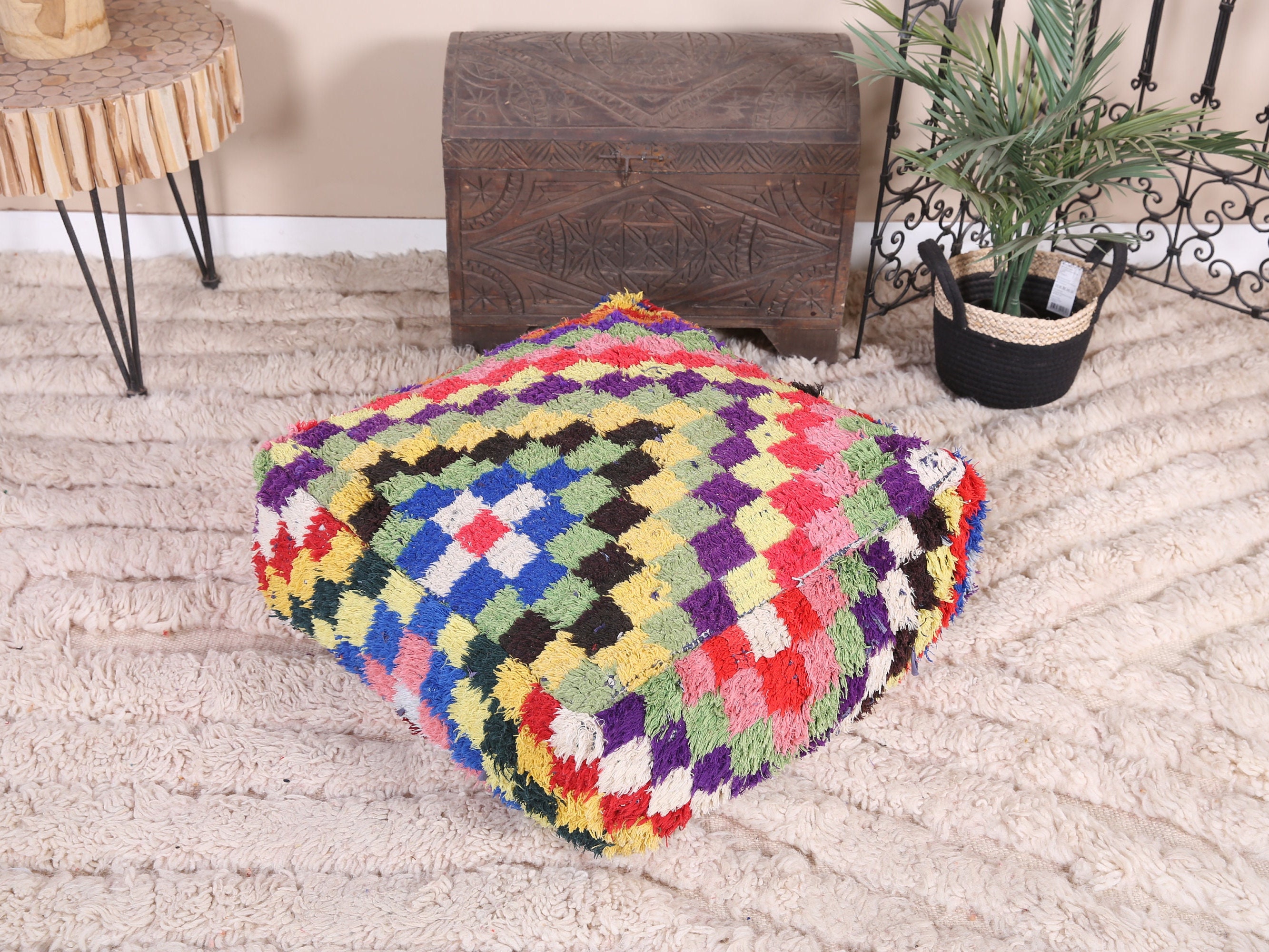 モロッコ ヴィンテージプフ モロッコ ヴィンテージ プフ&クッション