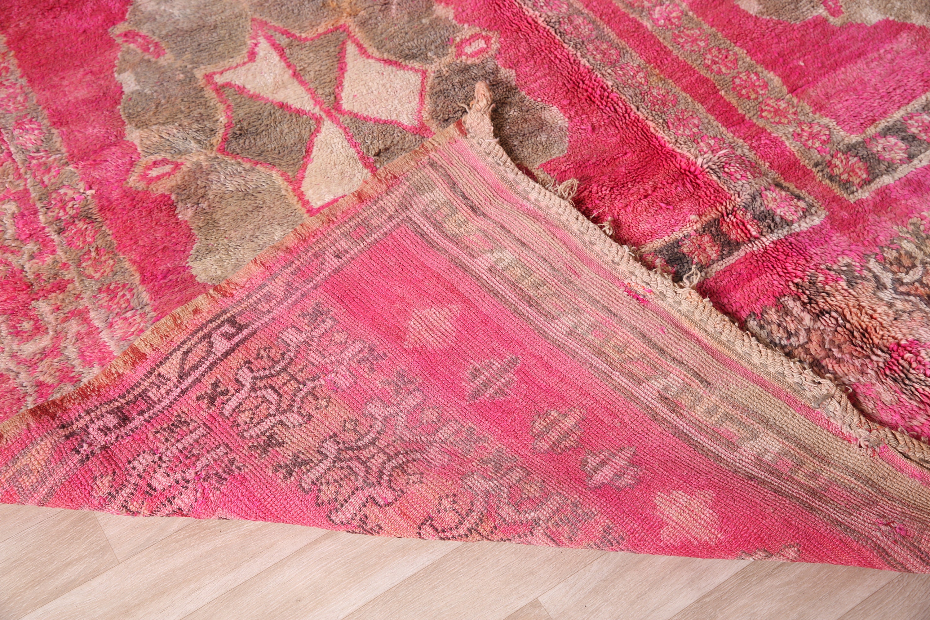 7x12 Rug Vintage Boujaad Rug, Oversized Moroccan Rug, 7x12 Ft - Etsy