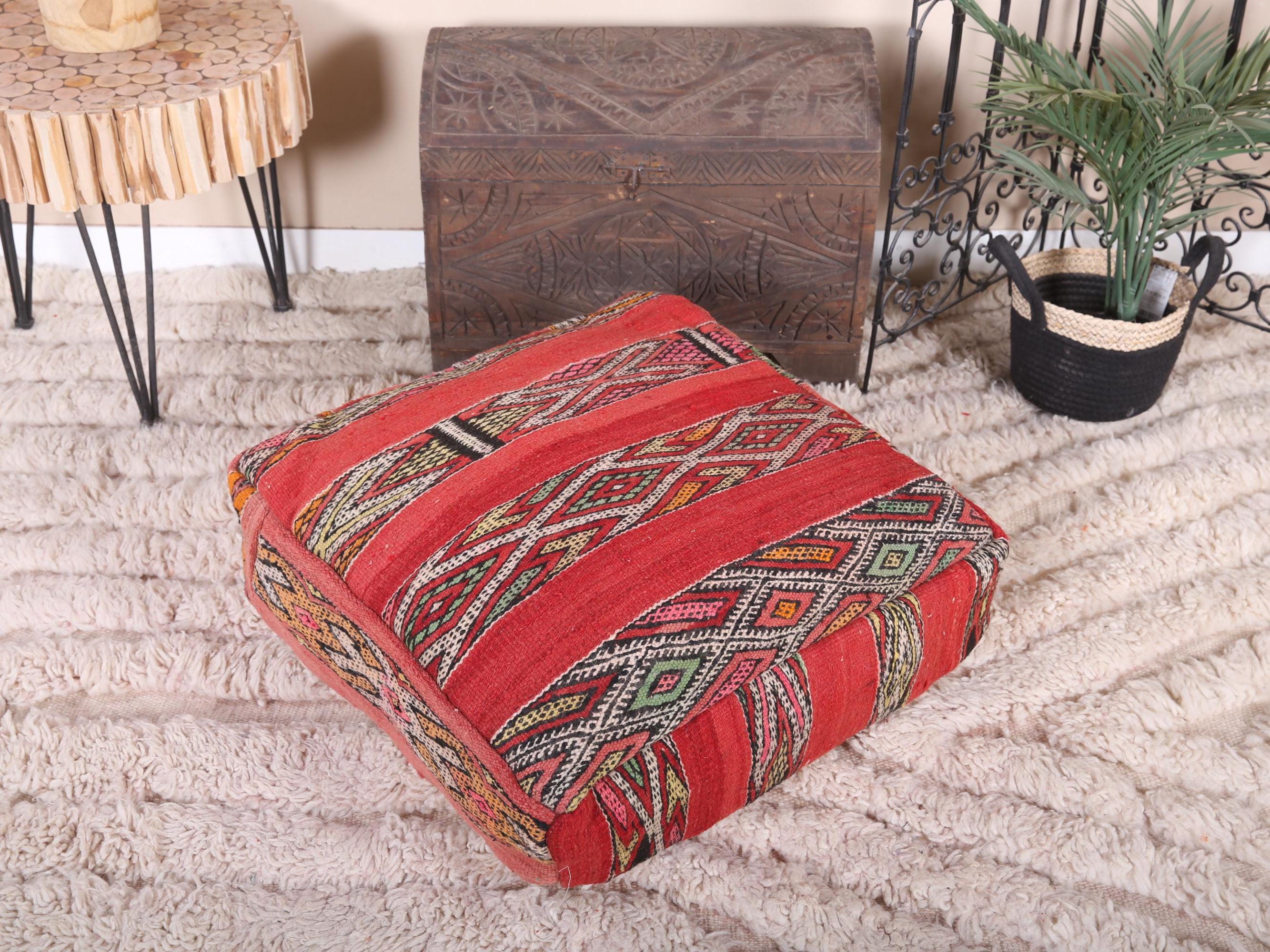 モロッコ　ヴィンテージプフ モロッコヴィンテージプフ オットマン クッション