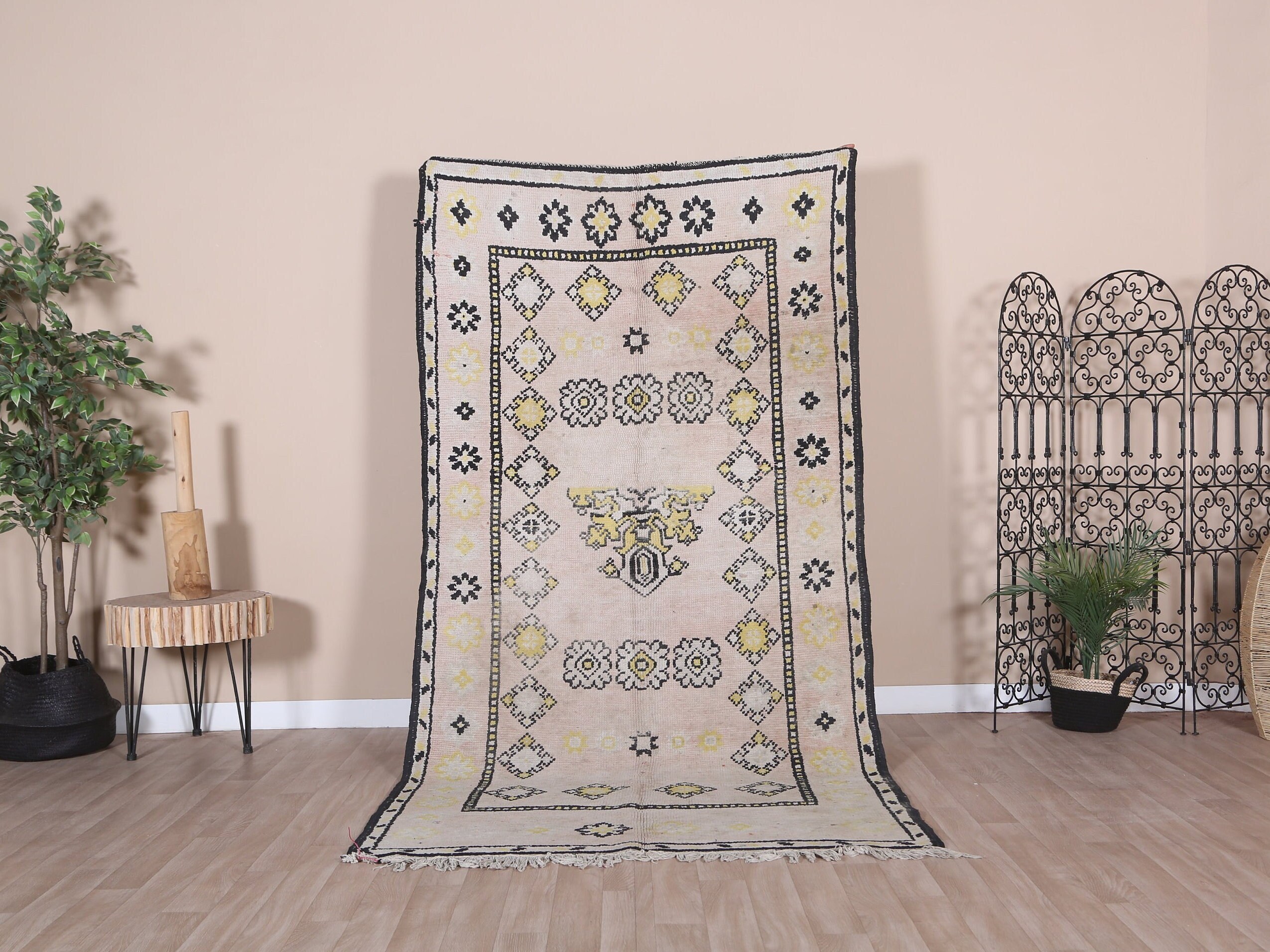 モロッコ　ラグ　ヴィンテージ　パープル モロッコ ラグ ヴィンテージ パープル ヴィンテージパープルタル