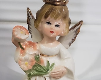 Vintage October Angel, Price Imports Angel, Angel of the Month, October Birthday