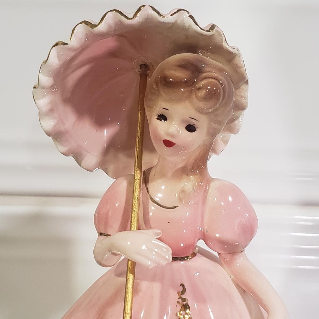 Rare Vintage Josef Originals Ladies of Songpink, Portrait Series, Lady