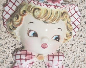 Vintage Lefton Miss Priss Salt and Pepper Set, Miss Priss