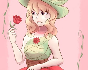 Rose Witch Print