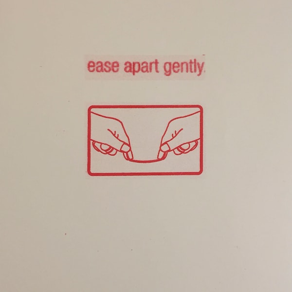 Lossa försiktigt isär - Riso Print