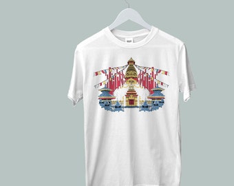 Syambhunath Stupa T-Shirt