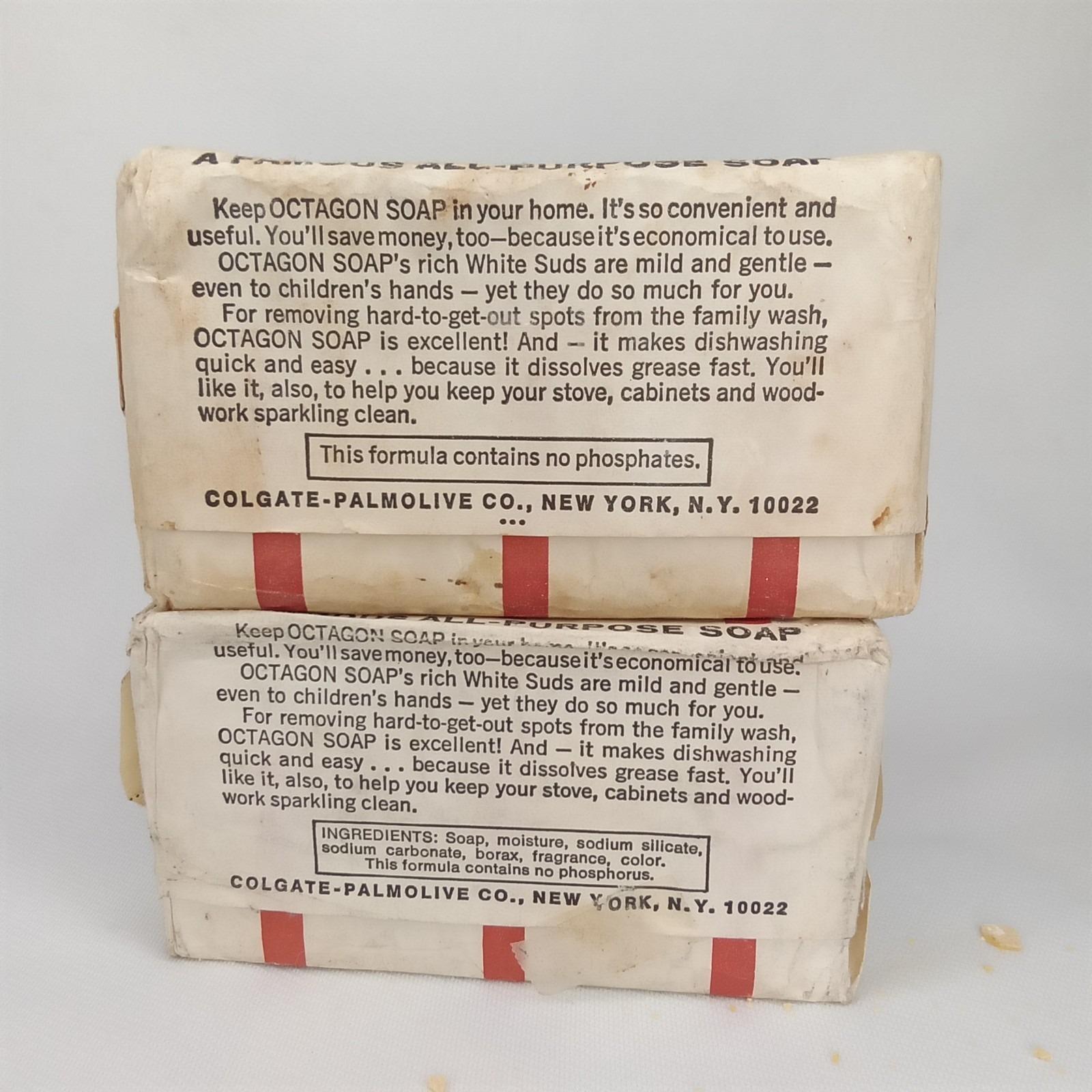 Vintage 1960s Colgate's Octagon All Purpose Soap Set (2 Sealed) - Etsy