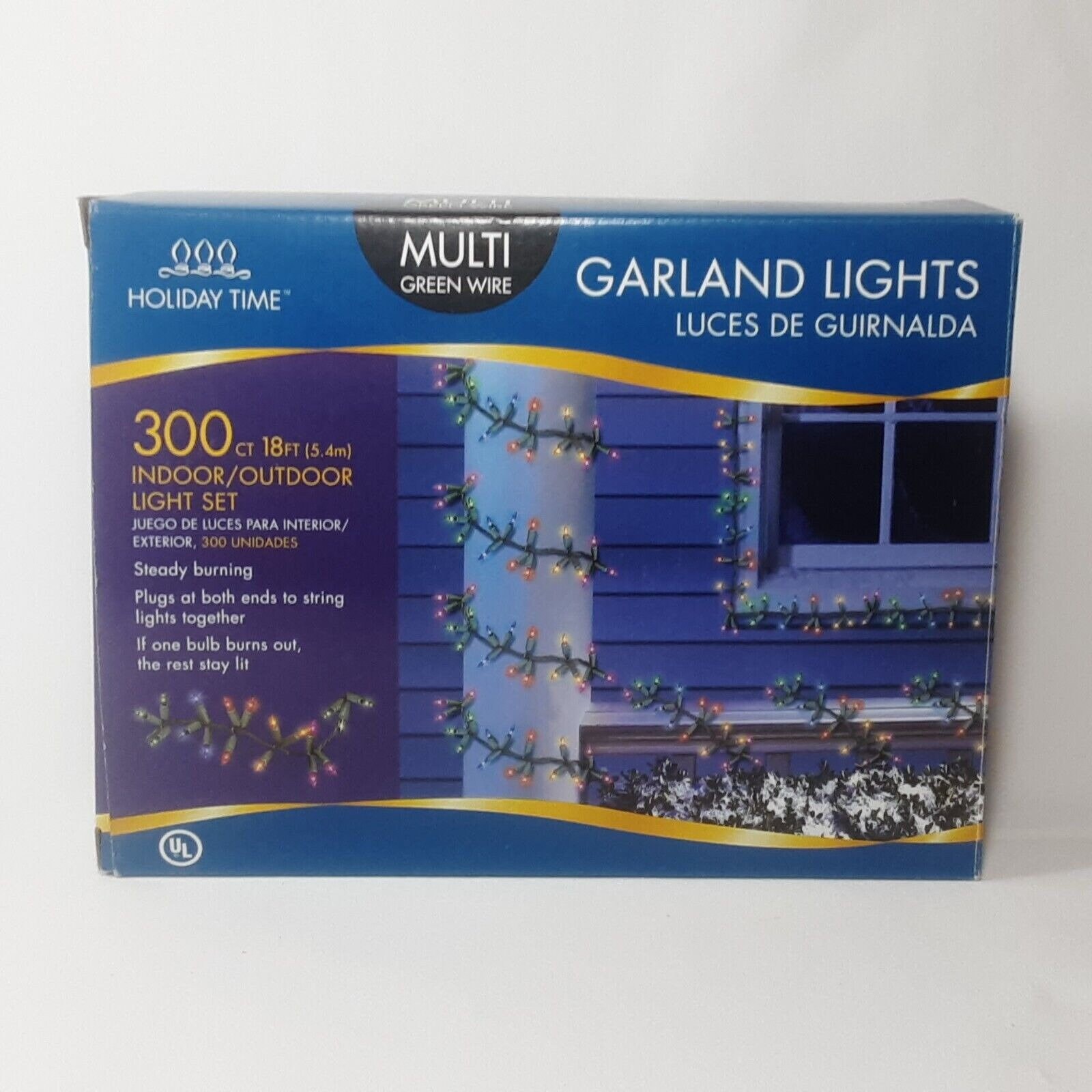 Christmas Lights Holiday Time 300 lichtset meerkleurig in doos