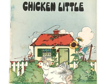 Chicken Little No. 3100-A Platt & Munk USA jaren 1930 Softcover kinderboek