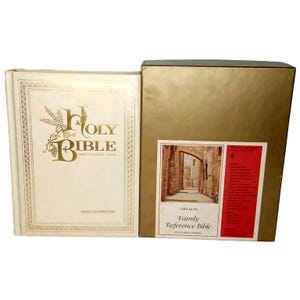 Nelson Family Reference Bible King James Version With Original Box 1971