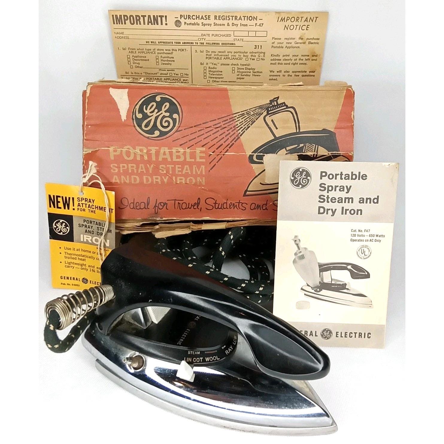 Vintage Steam and Dry Iron - Etsy