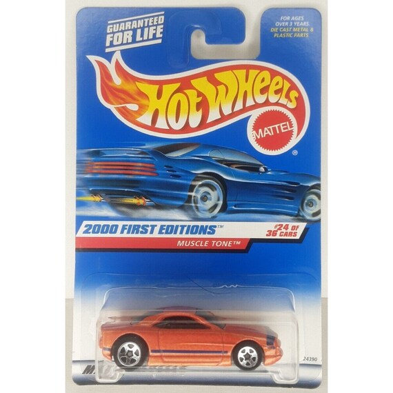 Hot Wheels 2000 First Editions Muscle Tone 1999 Orange and Blue Diecast Car New Etsy