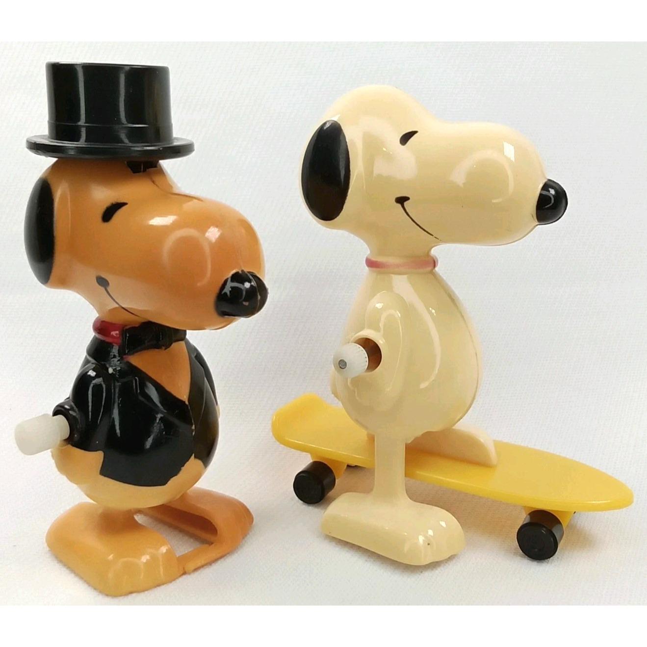 Vintage Snoopy Wind-up Toy Set: Peanuts Gang Collectibles - Etsy