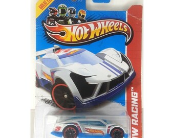 Hot Wheels HW Racing Super Blitzen 2012 White Diecast Car New