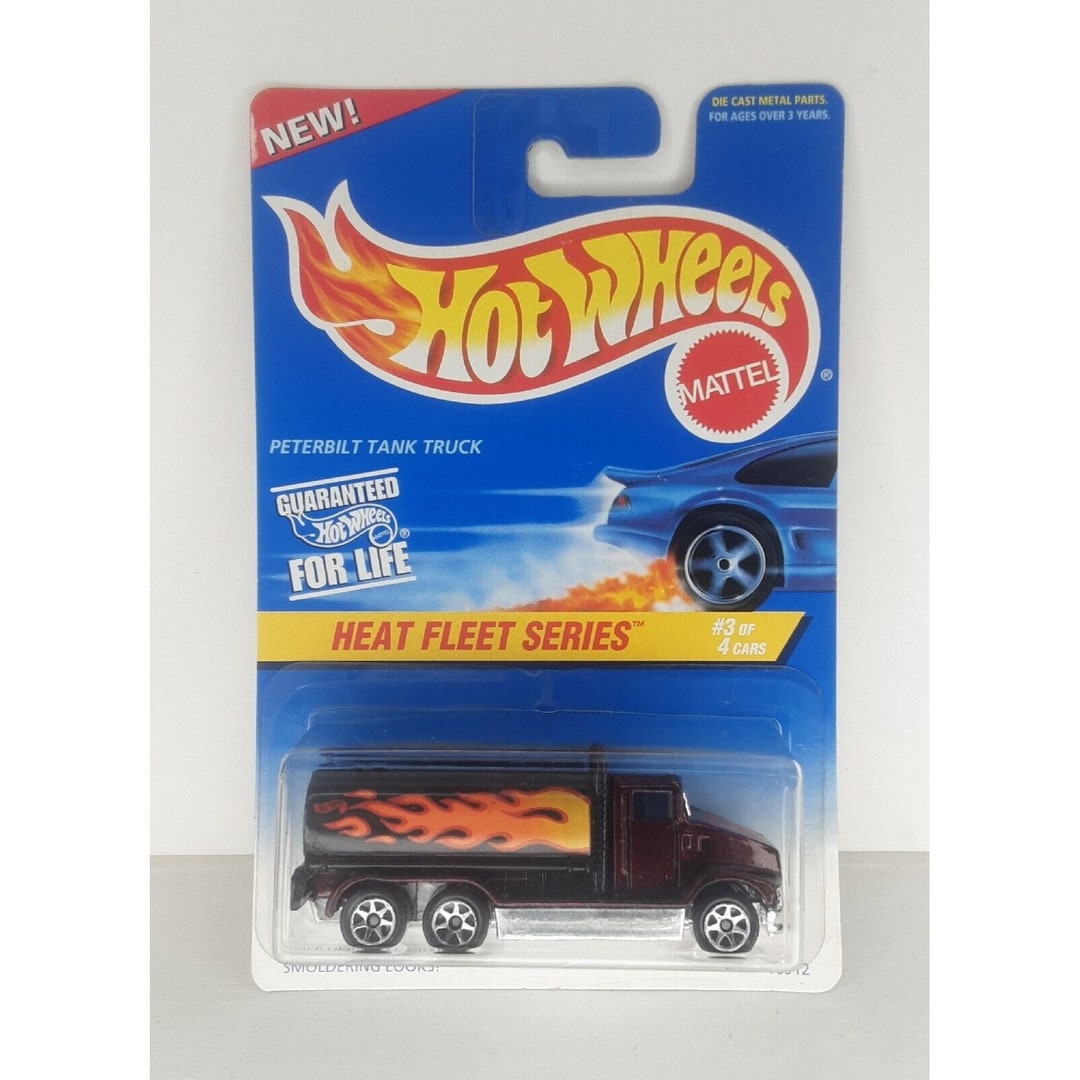Hot Wheels Heat Fleet Series Peterbilt Tank Truck 1996 Diecast Etsy