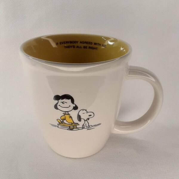Lucy Peanuts Mug Etsy