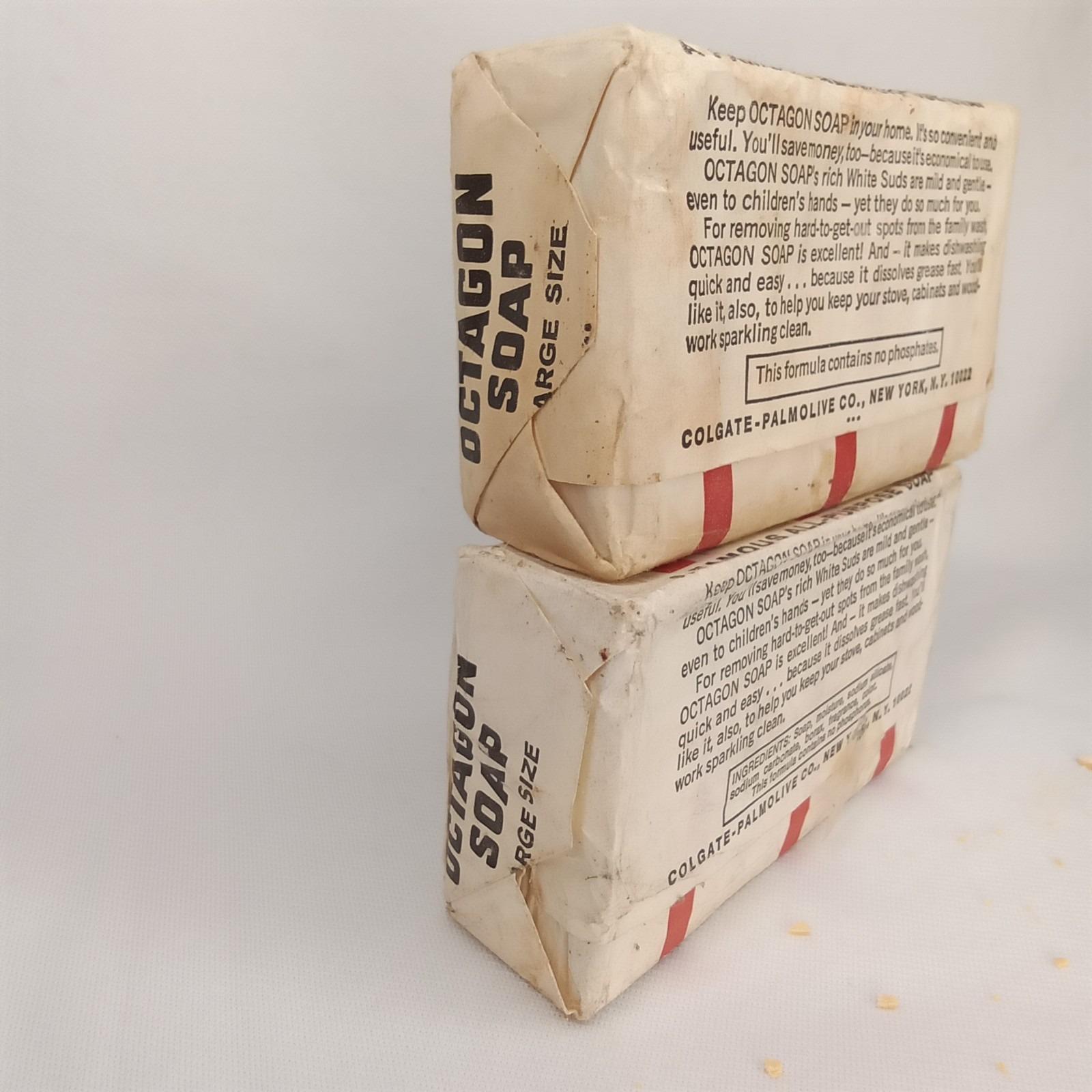 Vintage 1960s Colgate's Octagon All Purpose Soap Set (2 Sealed) - Etsy