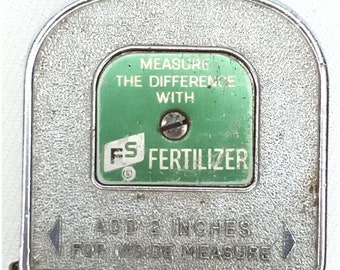 Illinois FS Metal Tape Measure Agricultural Advertisement