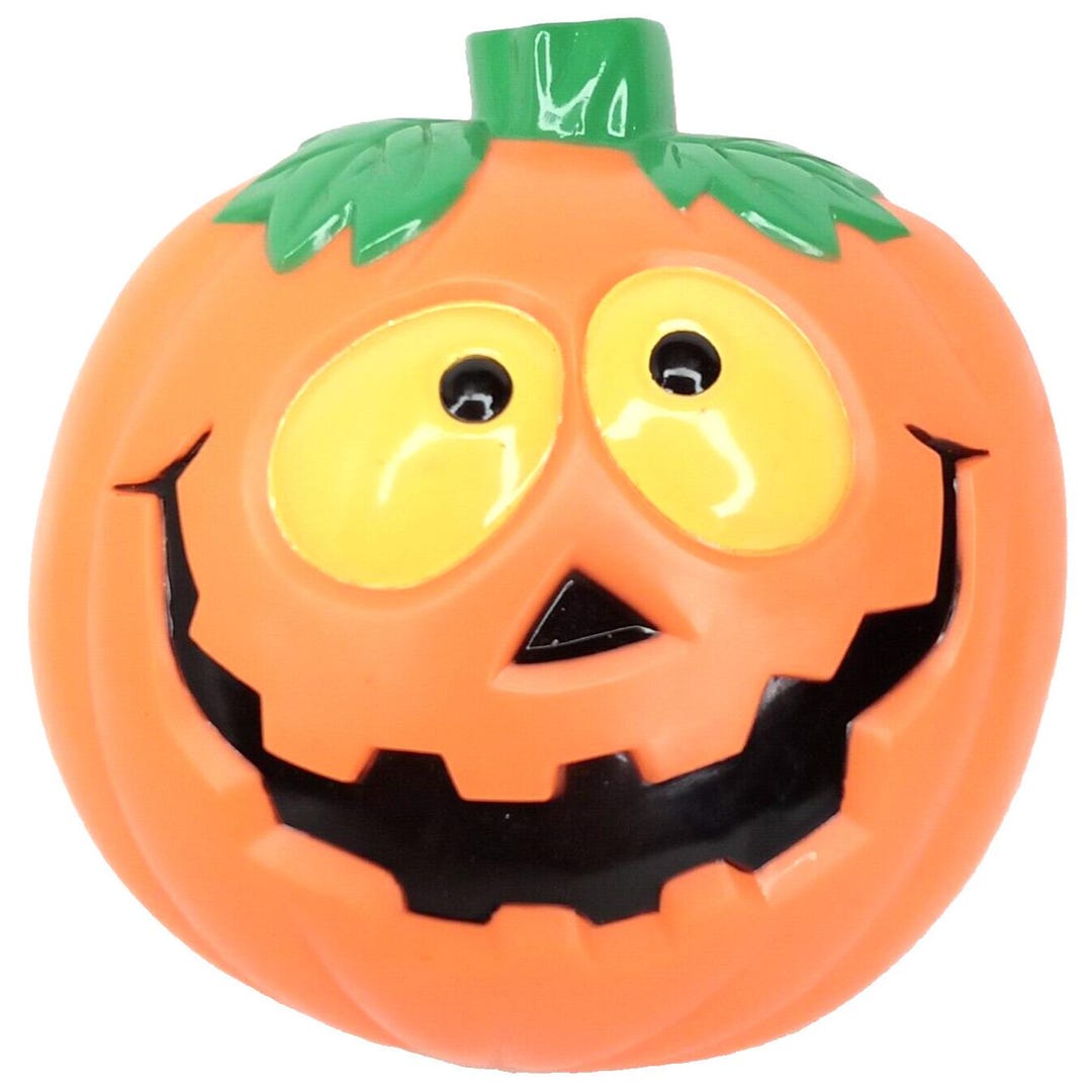 Vintage Halloween Jack O' Lantern Battery Operated Light up Wall Plaque ...