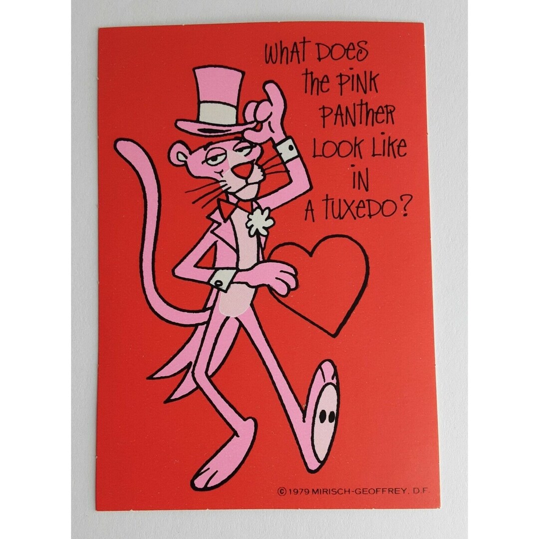 Valentine Card Hallmark What Does Pink Panther Look Like In A Tux 1979 valentine-card-hallmark-what-does-pink-panther-look-like-in-a-tux-1979