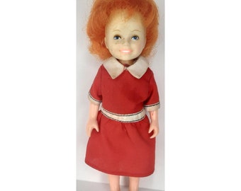 Annie Doll Knickerbocker Little Orphan 1982 jouet vintage