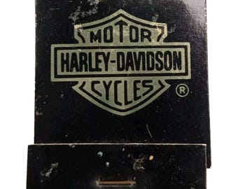 Vintage Matchbook Lummus Harley Davidson Dealership Swannanoa Carolina Unstruck