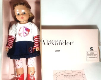 Poupée Madame Alexander Sarah dans sa boîte d'origine avec certificat d'authenticité, jouet vintage