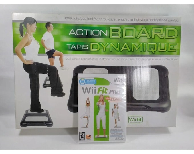 Wii Fit Plus With Intec Balance Board Set New Sealed Vintage Video Game