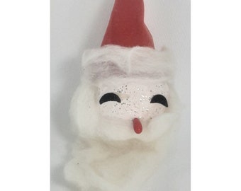 Christmas Ornament Santa Claus Made In Japan Mid Century Modern Holiday