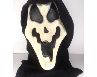 Halloween-Maske, Schrei, Gesicht, Untoter, Horror, Apokalypse, Glühen, Süßes oder Saures-Kostüm