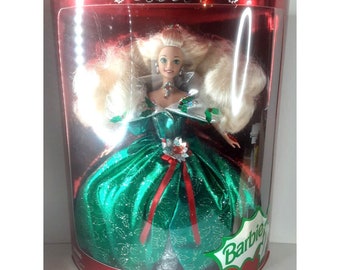 Poupée Barbie Happy Holidays édition spéciale dans sa boîte d'origine, jouet vintage de 1995