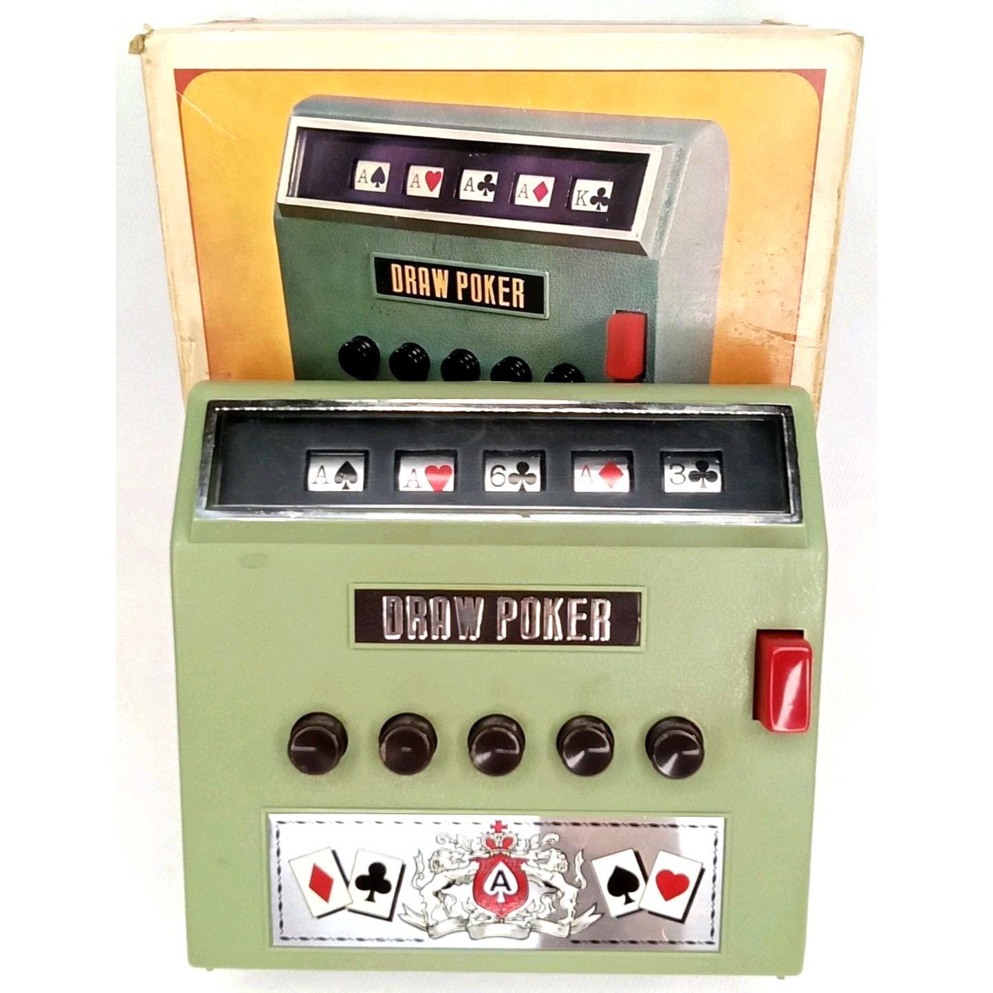 Vintage Waco Draw Poker Game: Battery Operated, Made in Japan