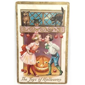 Antique 1909 Halloween Post Card L R Conwell New York Series No 248