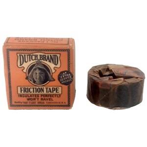 Dutch Brand Friction Tape Chicago Illinois 1920s Old Stock Advertisement Rare For Display Only