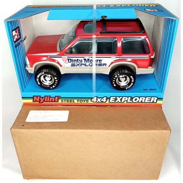 Nylint Steel Toys Ford Explorer 4x4 Dinty Moore Red Die-Cast Vintage Toy New