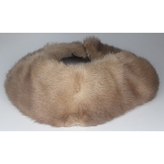 Collar Vintage Beige Brown Fur 1940s