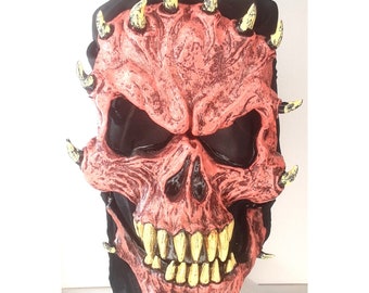 Halloween-Maske Easter Unlimited Dämonenschädel und Hörner Süßes oder Saures-Kostüm