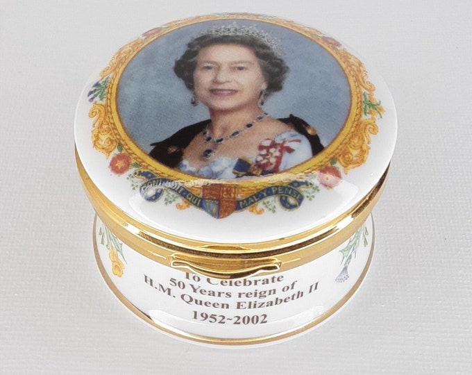 Falcon China Staffordshire England Queen Elizabeth II Golden Jubilee