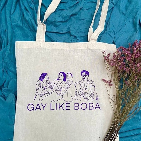 Gay Like Boba - Siebdruck Beutel