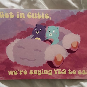 Postkarte – Care Bear