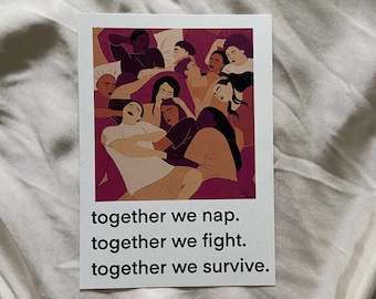 Postkarte – TOGETHER WE NAP