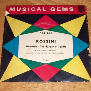 Musical Gems Vinyl 1100m, Barbier von Sevilla : Ouvertüre, Rossini, SBF 188