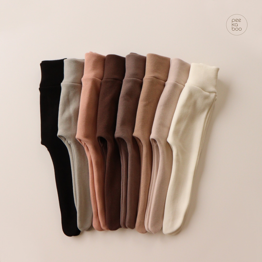 Fleece Lined Baby Footed Leggins, Baby Footed Leggins , Baby Warm