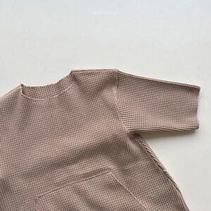 Baby Waffle Knit Romper W/ Pockets Snap Closure Solid Color Solid Color ...