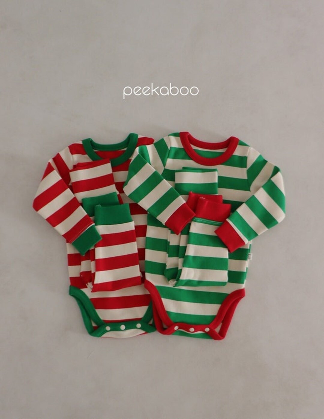 Baby Girl Boy Cotton Stripes Longsleeves Bodysuit Snap Closure Etsy