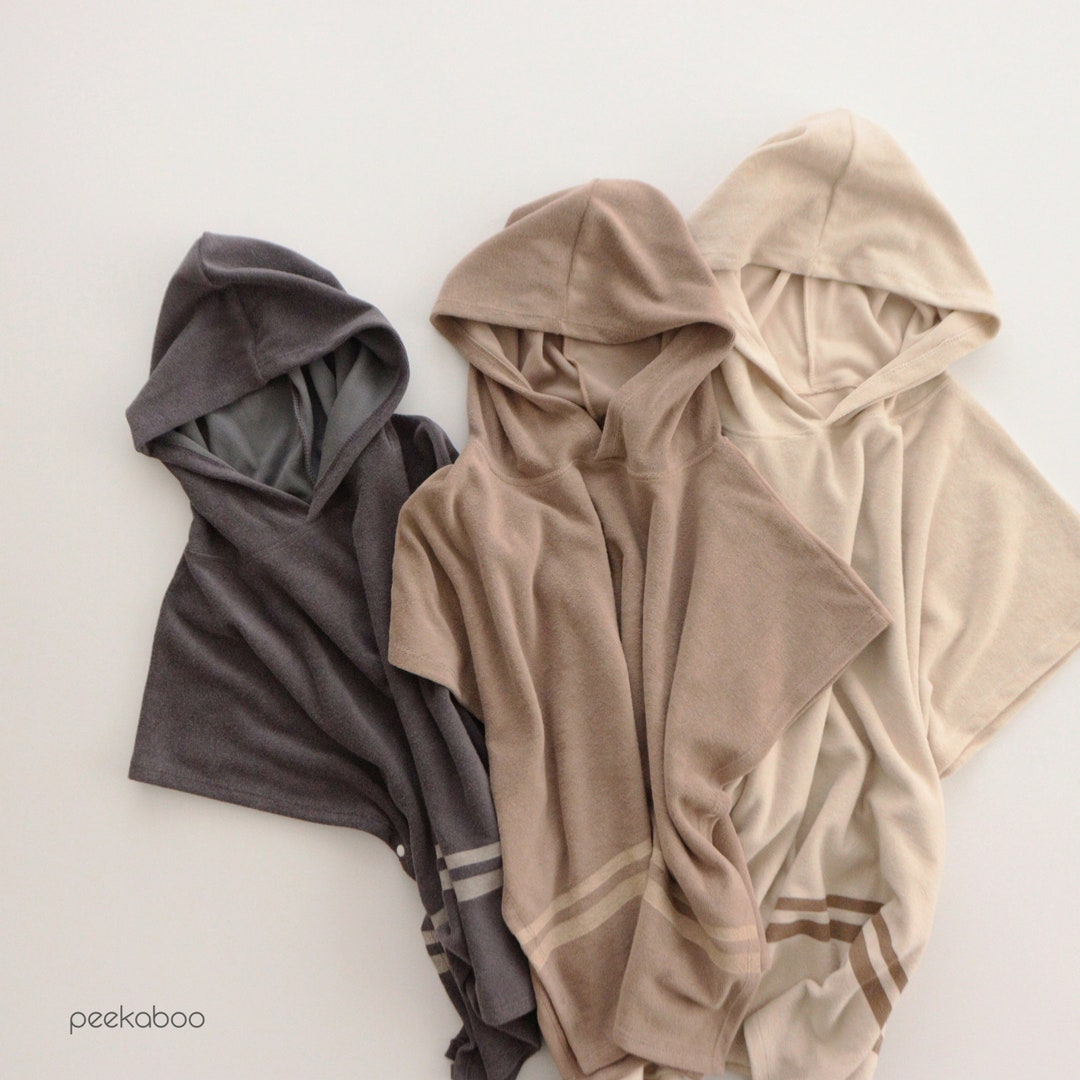 Hooded Beach Cover up for Girls and Boys Terry Cloth Beach Cover up for