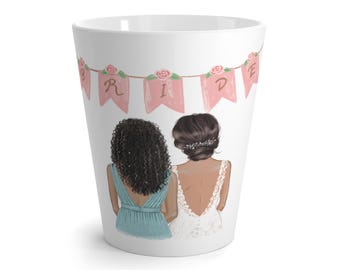 Bride Latte Mug - Perfect for Bridal Showers, Wedding Gifts, or Gift for Bridesmaids, Coffee Cup, Engagement Party Mug